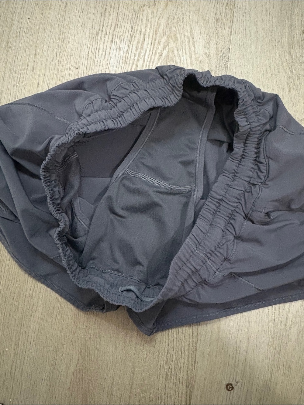 lululemon athletica Women’s Charcoal Gray Athletic Shorts - Picture 3 of 3